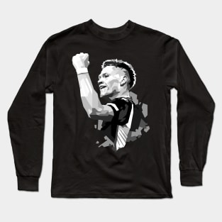 Scott McTominay Greyscale fan art Long Sleeve T-Shirt